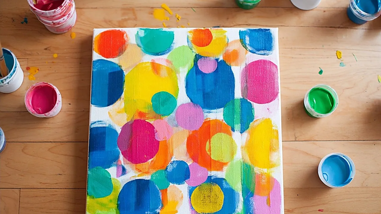 El estudio del artista huele a pintura y a potito.