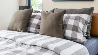 Lavada y bien seca, la almohada vieja sirve de cojín, burlete o cama para el perro